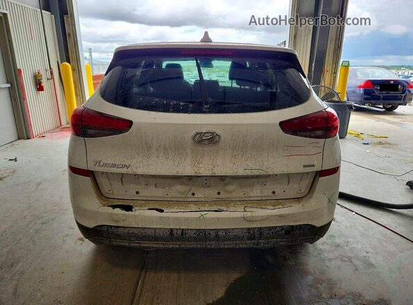KM8J2CA45KU952937 2019 HYUNDAI TUCSON White Հետևի տեսք