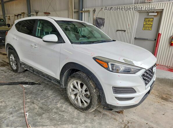 KM8J2CA45KU952937 2019 HYUNDAI TUCSON White Առջևի աջ
