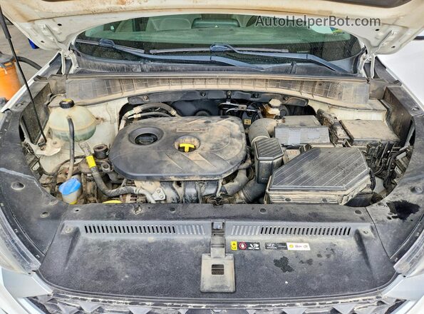KM8J2CA45KU952937 2019 HYUNDAI TUCSON White Շարժիչի բաժամունքի տեսք