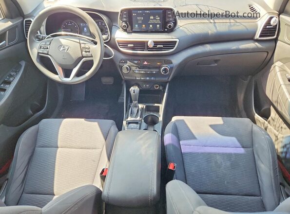 KM8J2CA45LU088862 2020 HYUNDAI TUCSON Синий Вид панели приборов