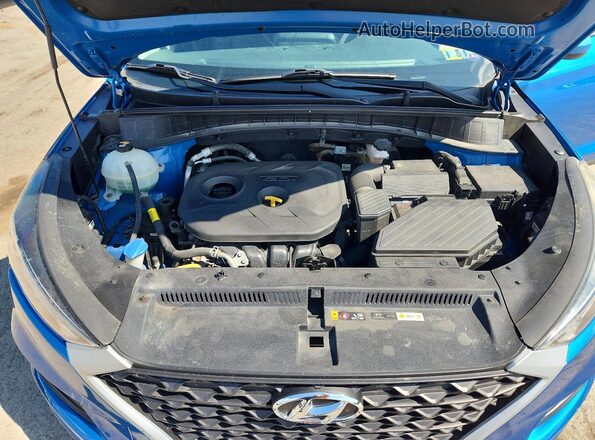 KM8J2CA45LU088862 2020 HYUNDAI TUCSON Синий Вид подкапотного пространства