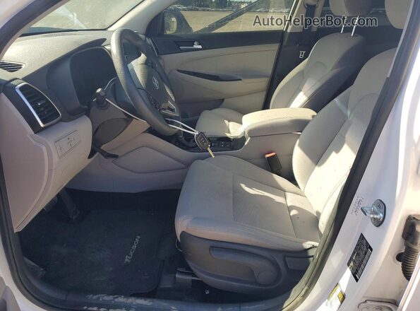 KM8J2CA45LU089090 2020 HYUNDAI TUCSON White Սալոնի դիմացի տեսք