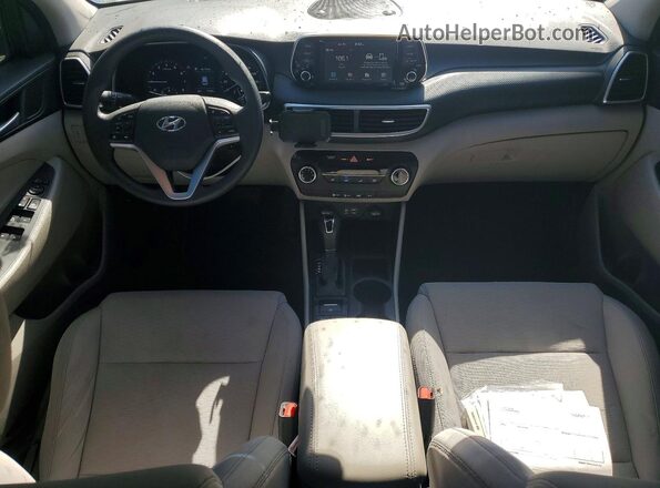 KM8J2CA45LU089090 2020 HYUNDAI TUCSON White Առջևի վահանակի տեսք