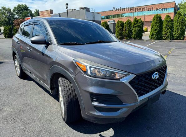 KM8J2CA45LU136795 2020 HYUNDAI TUCSON Серый Передняя правая четверть