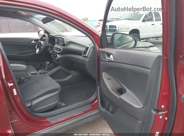 KM8J2CA45LU219126 2020 HYUNDAI TUCSON Red Widok wnętrza z przodu