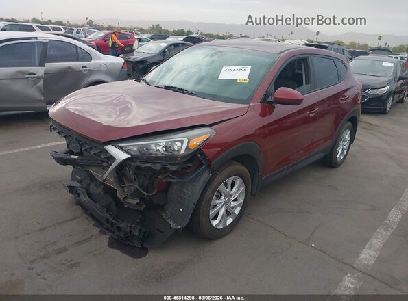 KM8J2CA45LU219126 2020 HYUNDAI TUCSON Red Przód lewy