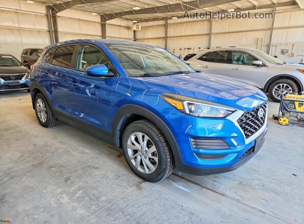 KM8J2CA45LU229218 2020 HYUNDAI TUCSON Синий Передняя правая четверть