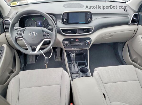 KM8J2CA45LU242437 2020 HYUNDAI TUCSON Silver წინა პანელის ხედი