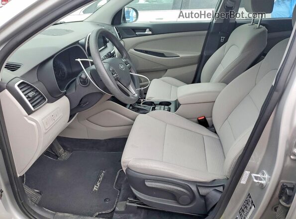 KM8J2CA45LU242437 2020 HYUNDAI TUCSON Silver წინა სალონის ხედი
