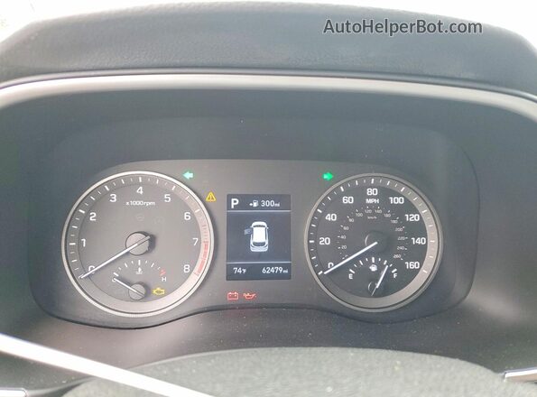 KM8J2CA45LU242437 2020 HYUNDAI TUCSON Silver ხელსაწყოთა პანელის ხედი