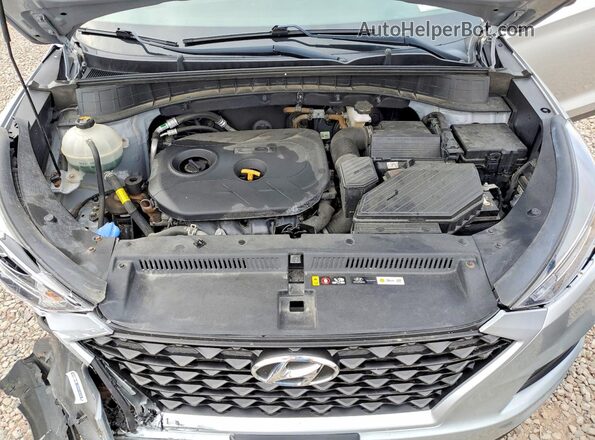 KM8J2CA45LU242437 2020 HYUNDAI TUCSON Silver ძრავის განყოფილების ხედი
