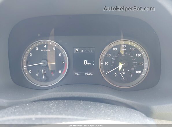 KM8J2CA46JU655867 2018 HYUNDAI TUCSON Silver Вид задніх сидінь
