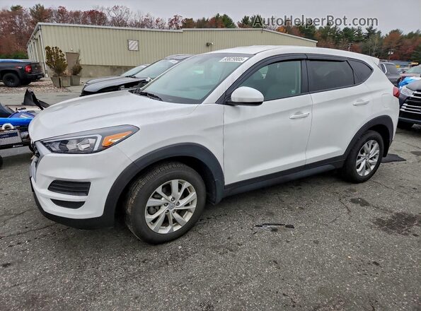 KM8J2CA46KU970962 2019 HYUNDAI TUCSON White Rear left