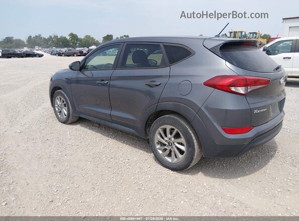 KM8J2CA47JU656297 2018 HYUNDAI TUCSON Серый Задняя левая четверть