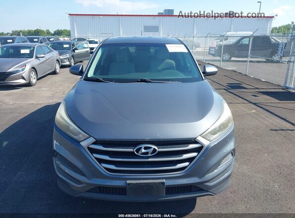 KM8J2CA47JU656459 2018 HYUNDAI TUCSON Gray Widok zestawu wskaźników
