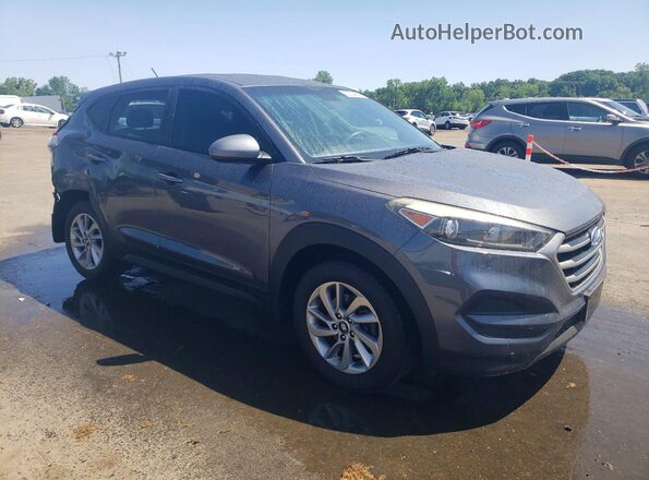 KM8J2CA47JU754746 2018 HYUNDAI TUCSON Gray Առջևի աջ
