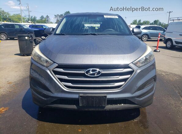 KM8J2CA47JU754746 2018 HYUNDAI TUCSON Gray Դիմացի տեսք