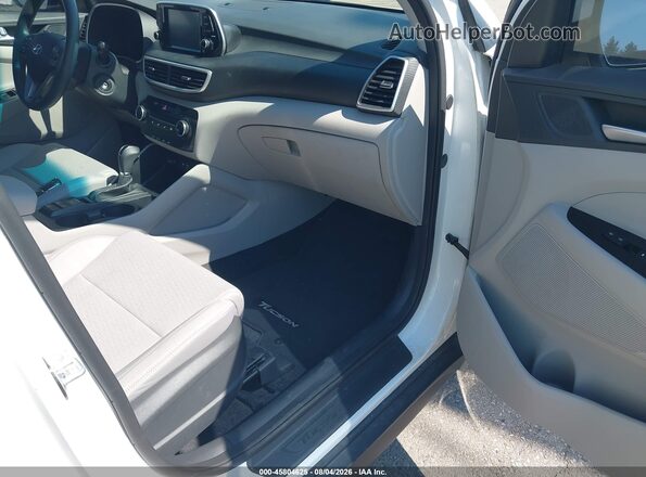 KM8J2CA47KU003521 2019 HYUNDAI TUCSON White Widok wnętrza z przodu