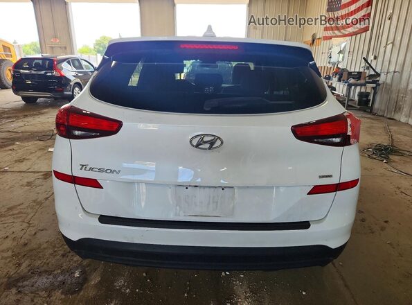 KM8J2CA47MU290619 2021 HYUNDAI TUCSON White უკანა ხედი