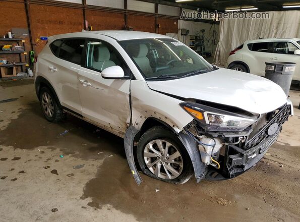 KM8J2CA47MU367344 2021 HYUNDAI TUCSON Белый Передняя правая четверть