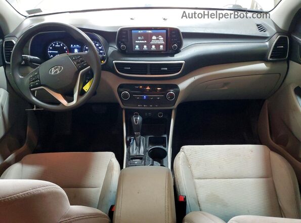 KM8J2CA47MU367344 2021 HYUNDAI TUCSON Белый Вид панели приборов