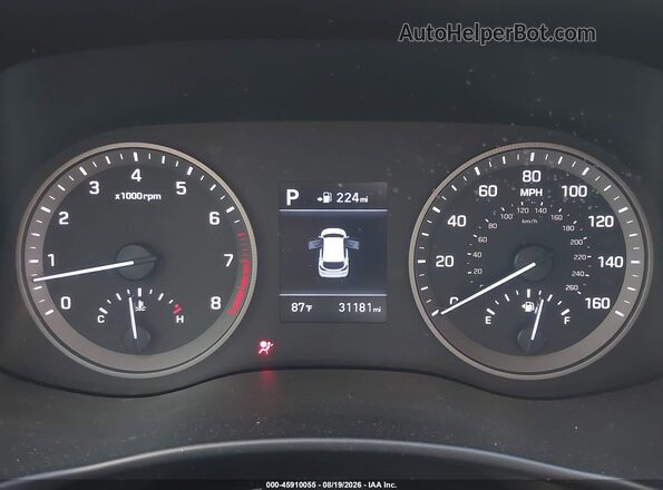 KM8J2CA47MU372656 2021 HYUNDAI TUCSON Black Rear seats view