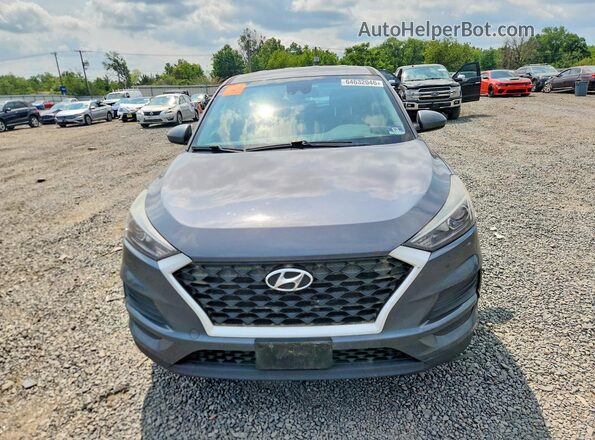 KM8J2CA48KU039587 2019 HYUNDAI TUCSON Gray Front view