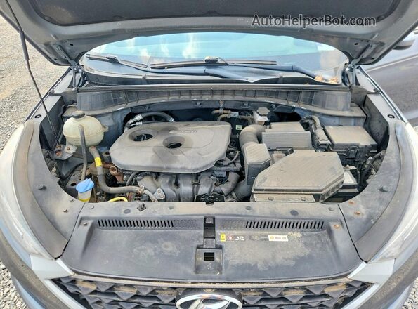 KM8J2CA48KU039587 2019 HYUNDAI TUCSON Gray Engine compartment view