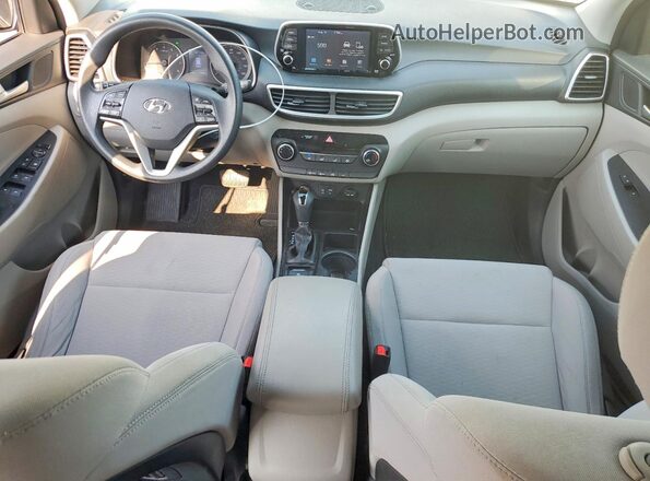 KM8J2CA48KU059757 2019 HYUNDAI TUCSON White Вид панелі приладів