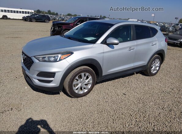 KM8J2CA48KU999623 2019 HYUNDAI TUCSON Silver Передня ліва чверть