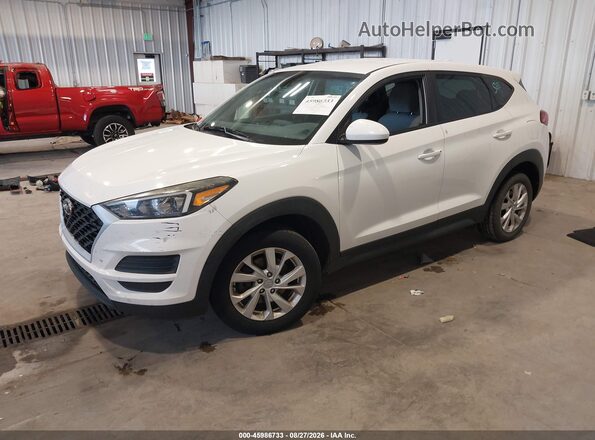 KM8J2CA48LU167961 2020 HYUNDAI TUCSON White Vista tres cuartos delantera izquierda