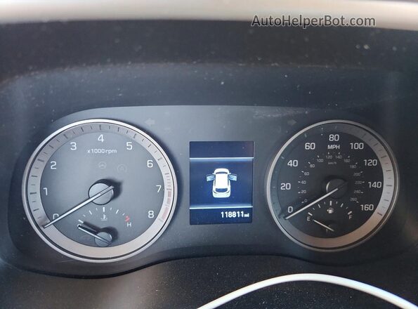 KM8J2CA48LU224871 2020 HYUNDAI TUCSON Charcoal Instrument cluster view