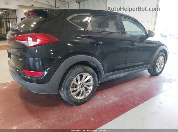 KM8J2CA49JU656141 2018 HYUNDAI TUCSON Черный Задняя правая четверть