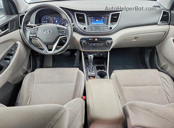 KM8J2CA49JU818236 2018 HYUNDAI TUCSON Silver Vista del salpicadero