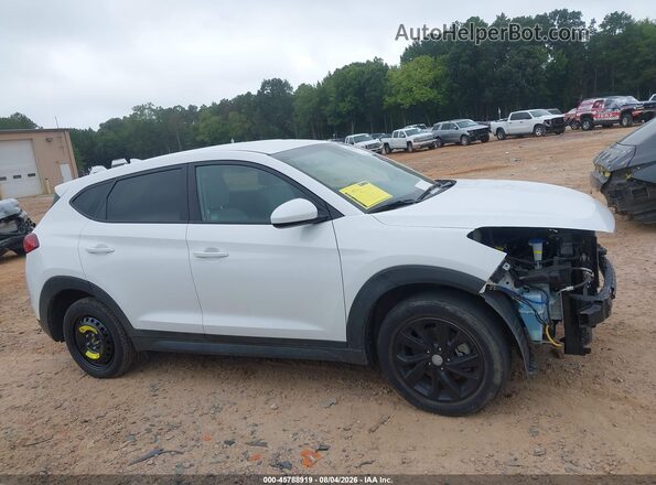 KM8J2CA49KU004900 2019 HYUNDAI TUCSON White Vista interior trasera