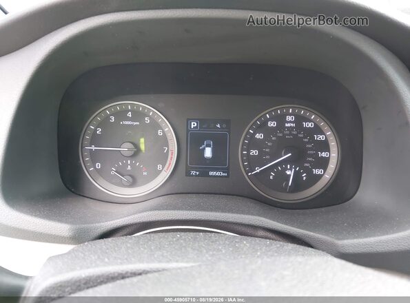 KM8J2CA4XJU701443 2018 HYUNDAI TUCSON White Հետևի նստատեղերի տեսք