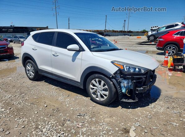 KM8J2CA4XKU072722 2019 HYUNDAI TUCSON White წინა მარჯვენა