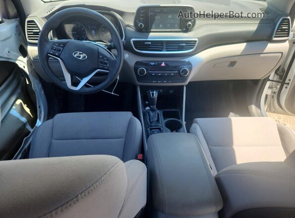 KM8J2CA4XKU072722 2019 HYUNDAI TUCSON White წინა პანელის ხედი