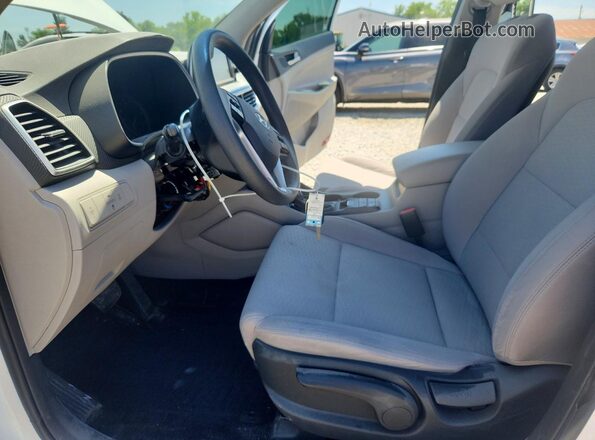 KM8J2CA4XKU072722 2019 HYUNDAI TUCSON White წინა სალონის ხედი