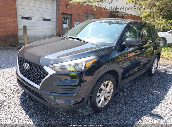 KM8J2CA4XKU999848 2019 HYUNDAI TUCSON Черный Передняя левая четверть
