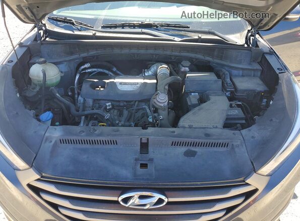 KM8J33A20GU029025 2016 HYUNDAI TUCSON Gray Widok komory silnika