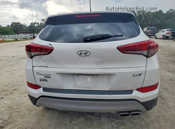 KM8J33A20HU272853 2017 HYUNDAI TUCSON Белый Вид сзади