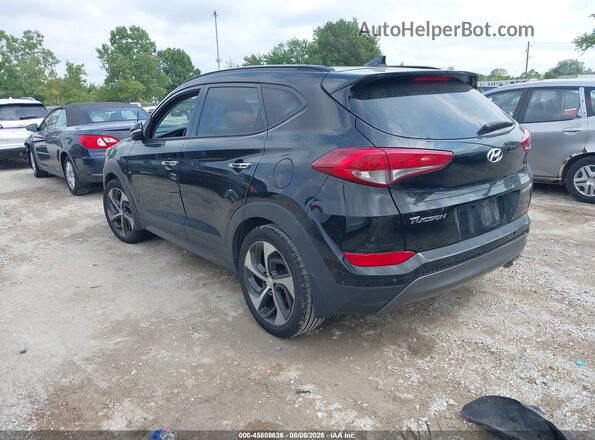 KM8J33A21GU038090 2016 HYUNDAI TUCSON Black Tył lewy
