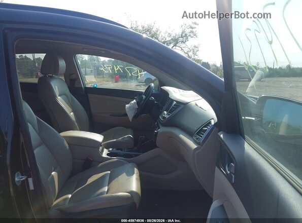 KM8J33A21GU149271 2016 HYUNDAI TUCSON Black Вид салону спереду