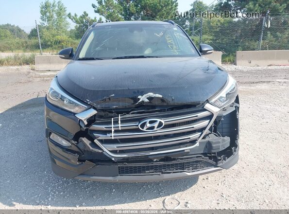 KM8J33A21GU149271 2016 HYUNDAI TUCSON Black Вид щитка приладів