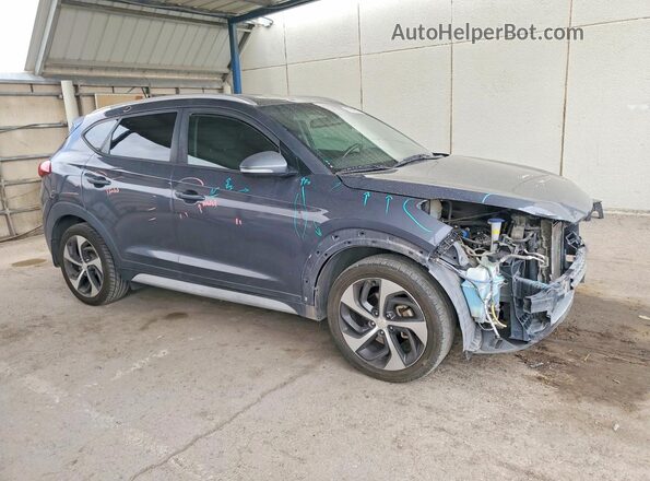 KM8J33A21HU525940 2017 HYUNDAI TUCSON Серый Передняя правая четверть