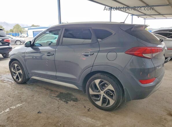 KM8J33A21HU525940 2017 HYUNDAI TUCSON Серый Задняя левая четверть