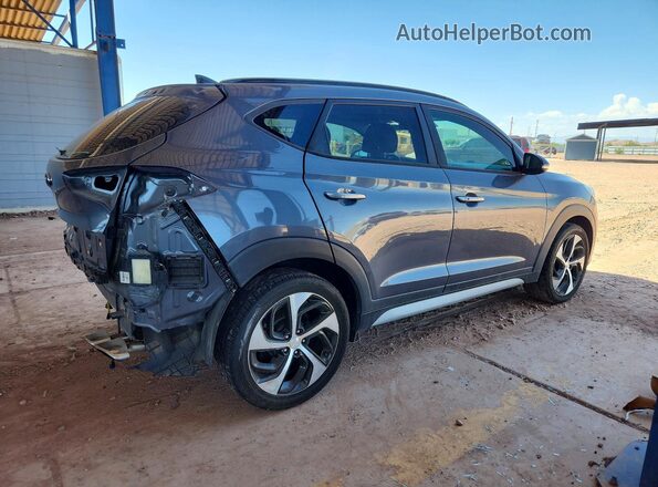 KM8J33A21JU794591 2018 HYUNDAI TUCSON Gray Հետևի աջ