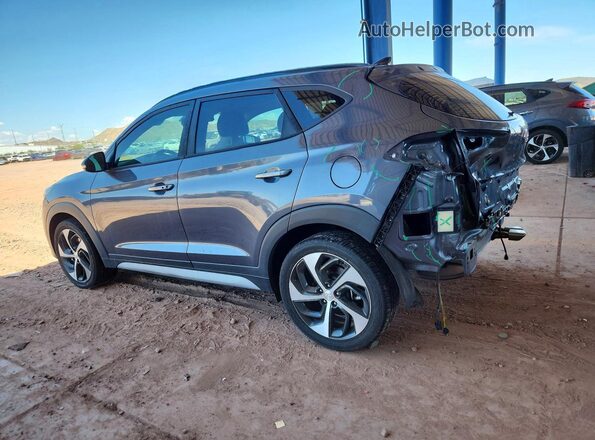 KM8J33A21JU794591 2018 HYUNDAI TUCSON Gray Հետևի ձախ