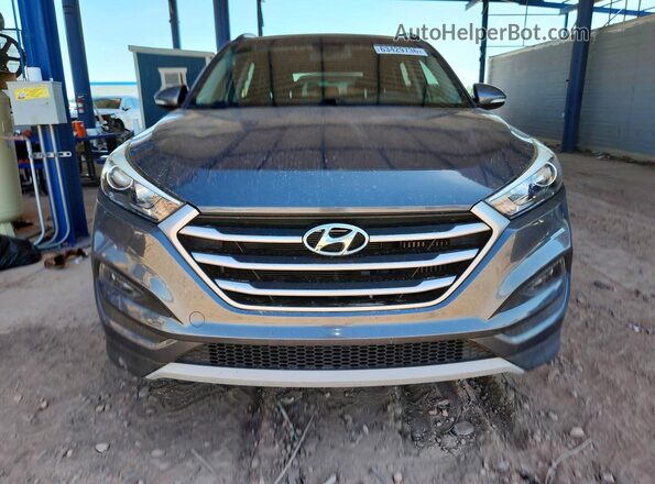 KM8J33A21JU794591 2018 HYUNDAI TUCSON Gray Դիմացի տեսք